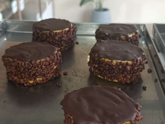 Alfajor de Chocolate con crocante