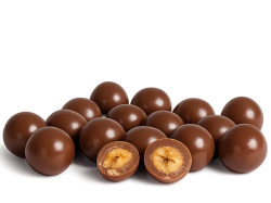Avellanas con cobertura de leche