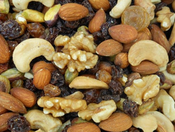 Europeo (caju, a)lmendra, mani, pasa negra y rubia