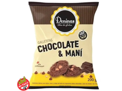 Doninas - Galletitas Chocolate y Mani - 200 gr