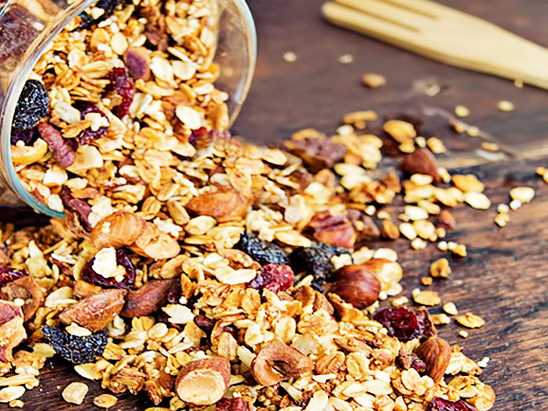 Granola seca (avena, copos y mix europeo)