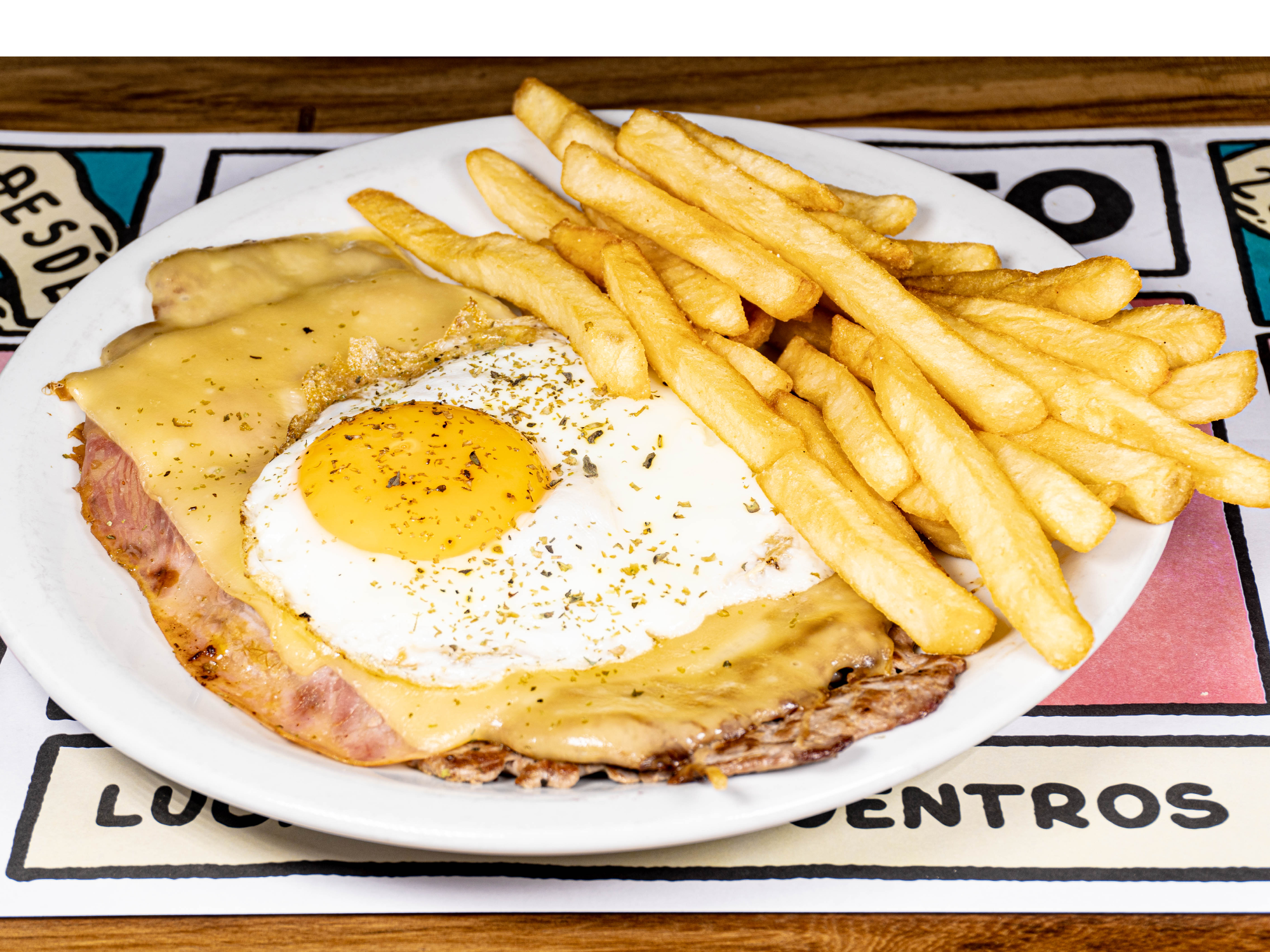 LOMO AL PLATO CON GUARNICIÓN