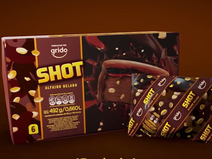 Alfajor Shot x 6 Unidades