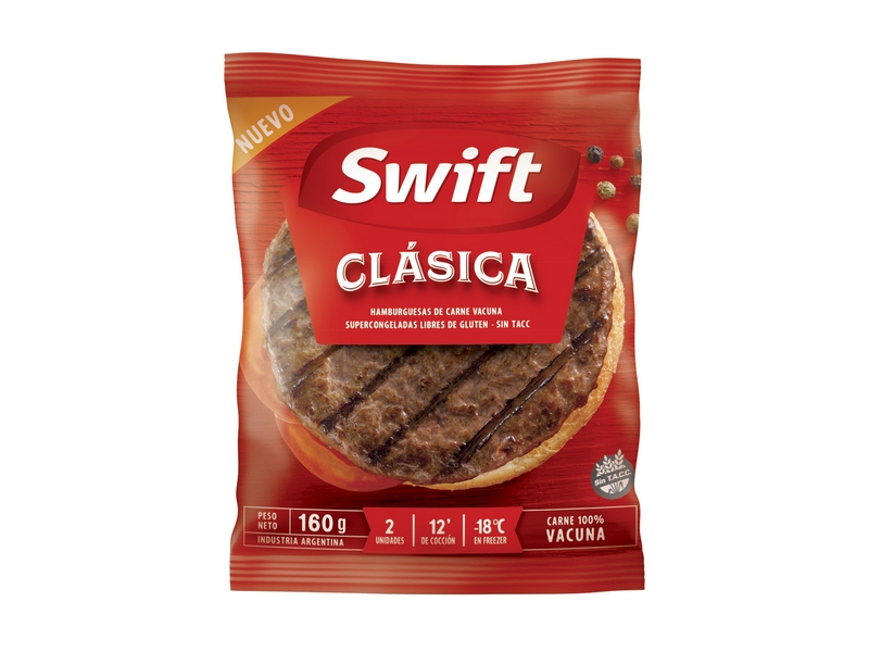 Hamburguesa Clásica Swift X 2 Un.