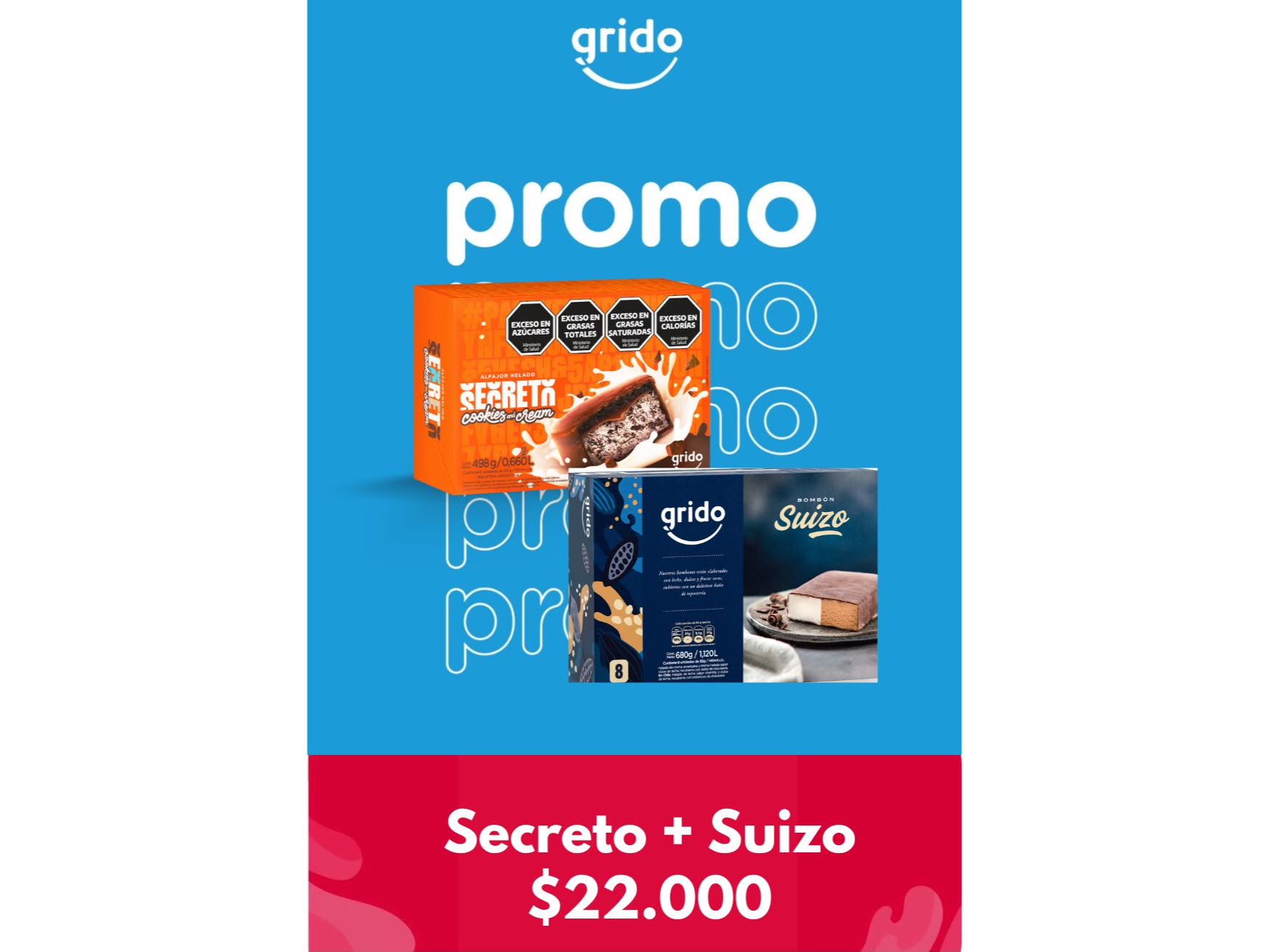 Alfajor Secreto + Bombon Suizo