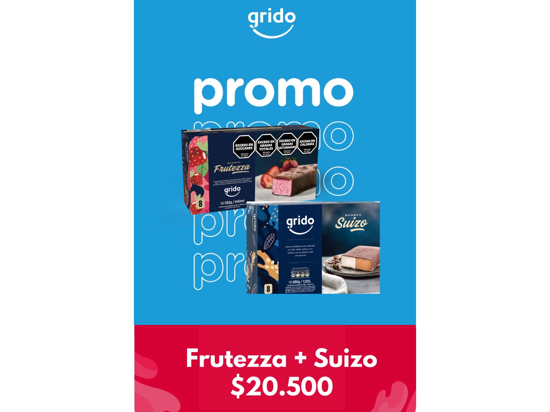 Bombon Frutezza + Bombon Suizo