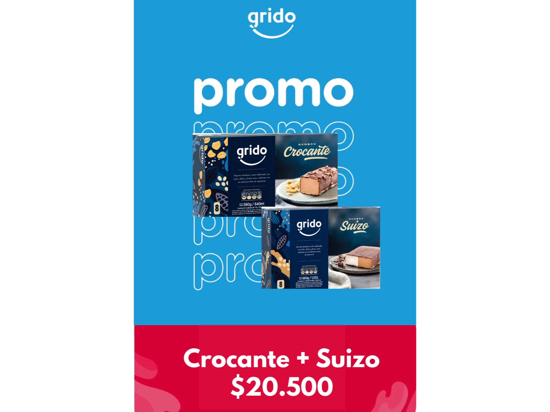 Bombon Crocante + Bombon Suizo