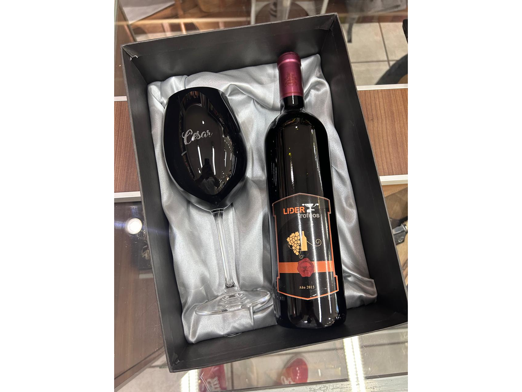 x 1 en caja para botella