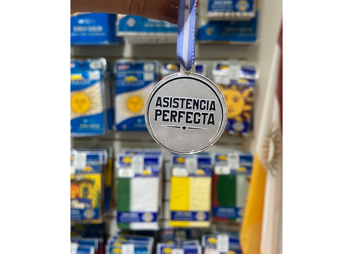 MEDALLA ASISTENCIA PERFECTA UV