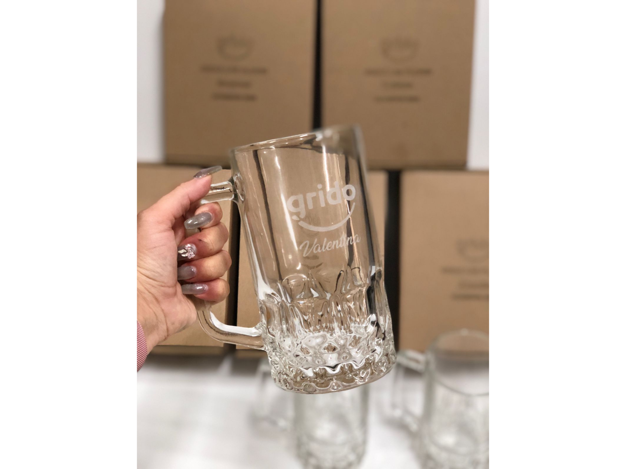 JARRO CHOPP DE VIDRIO