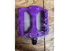 Pedales Stunt Plataforma Plastico 9/16 Color Violeta