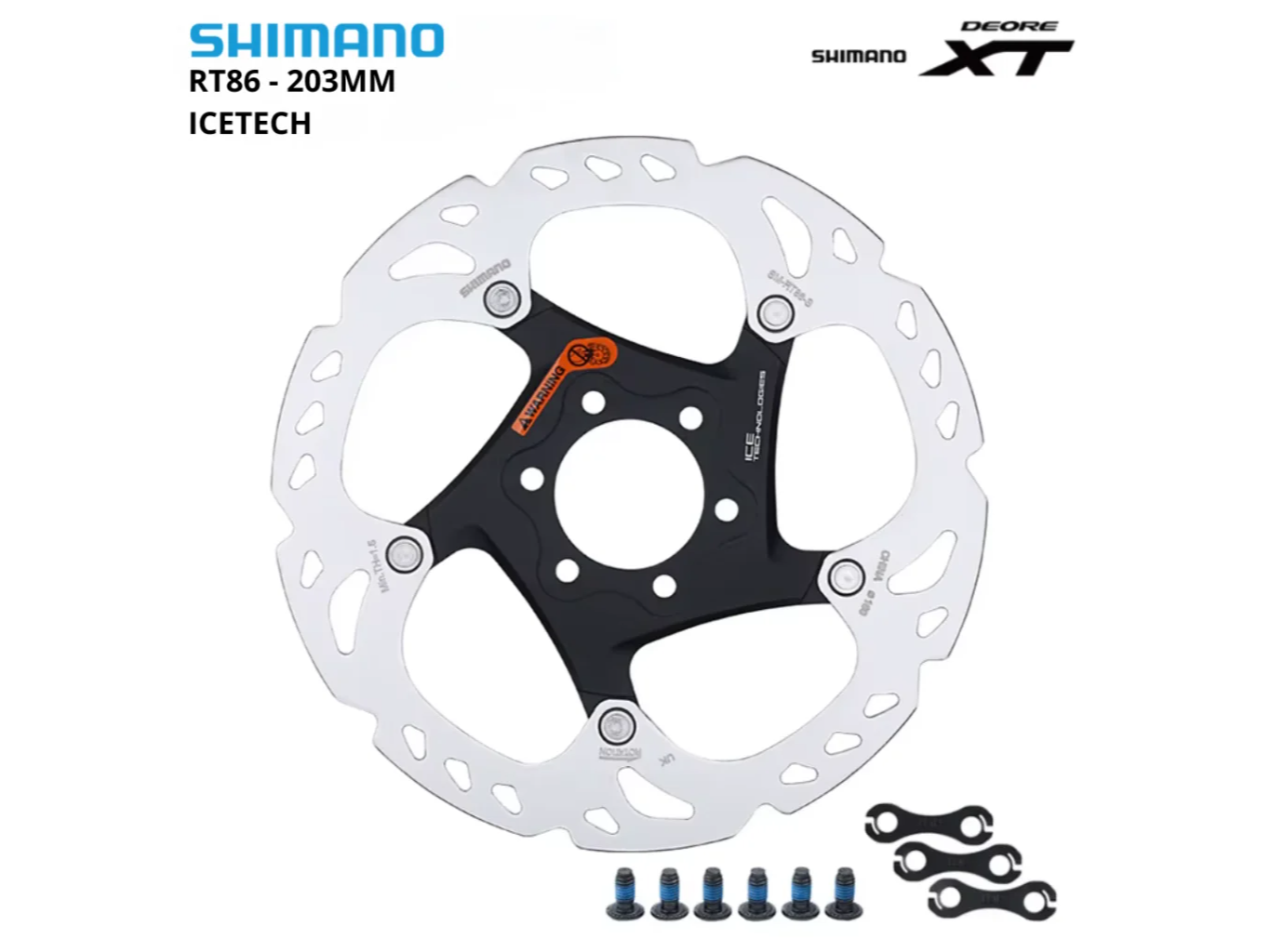 Disco de freno Shimano RT86 Ice-Tech 203