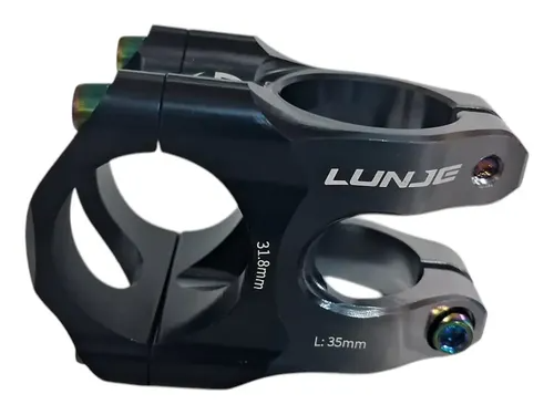 Stem corto Lunje Negro 31,8mm