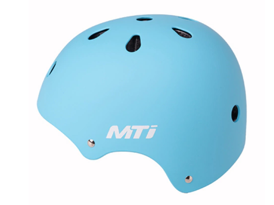 Casco VENZO mti celeste