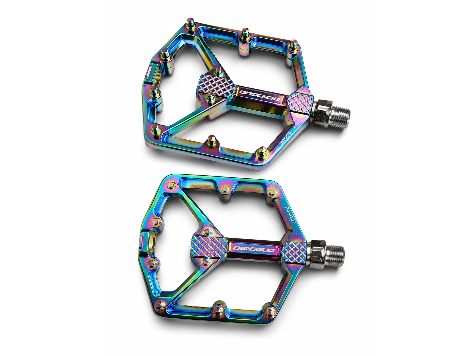 Pedales Tornasolados de aluminio  Bengguo