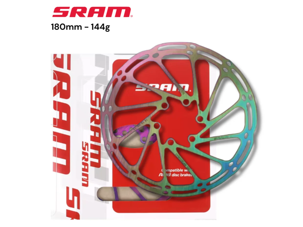 Discos de freno SRAM 180 Tornasolado