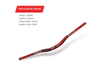 Manubrio Lunje 780mm Rojo