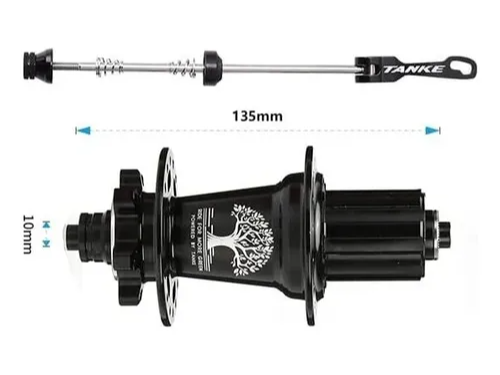 maza trasera tanke th390 negra 36h