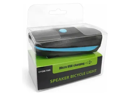Speaker Bicycle light Azul