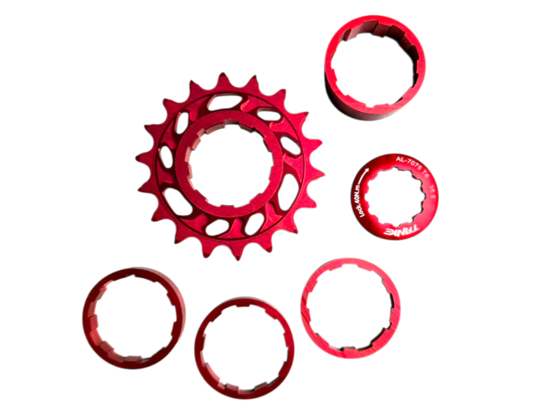 kit single speed tanke rojo