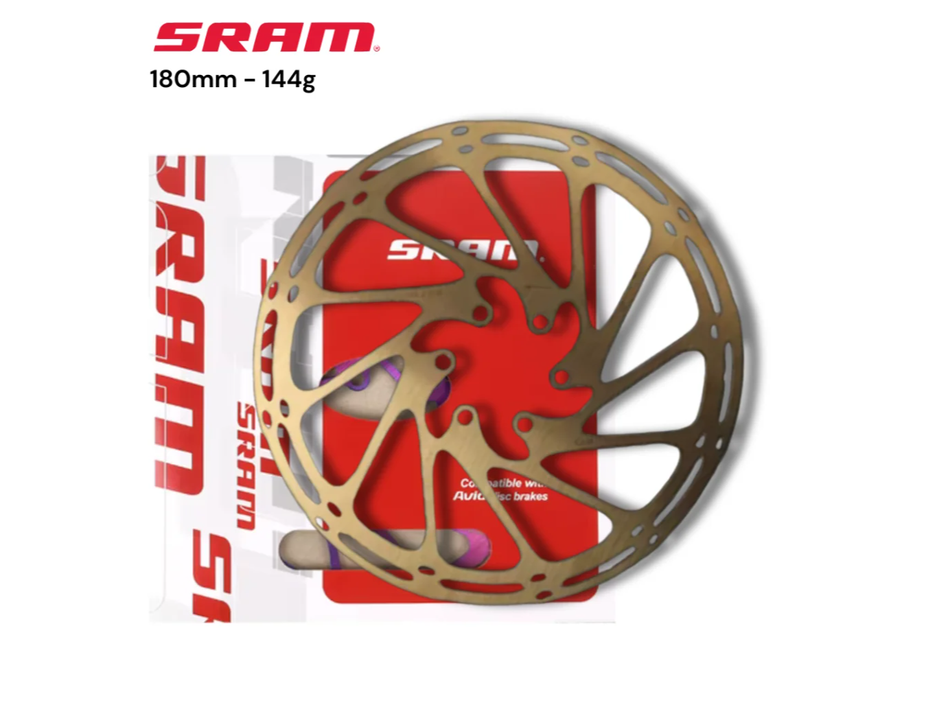 Disco freno SRAM 180 Gold