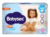 Babysec Ultra Soft XG x52 unidades