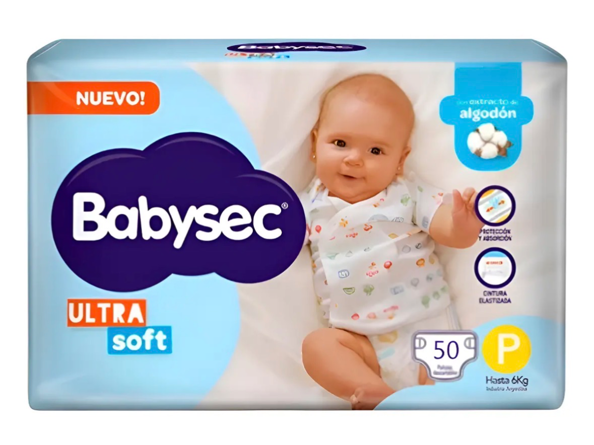 Babysec Ultra Soft P x50 unidades