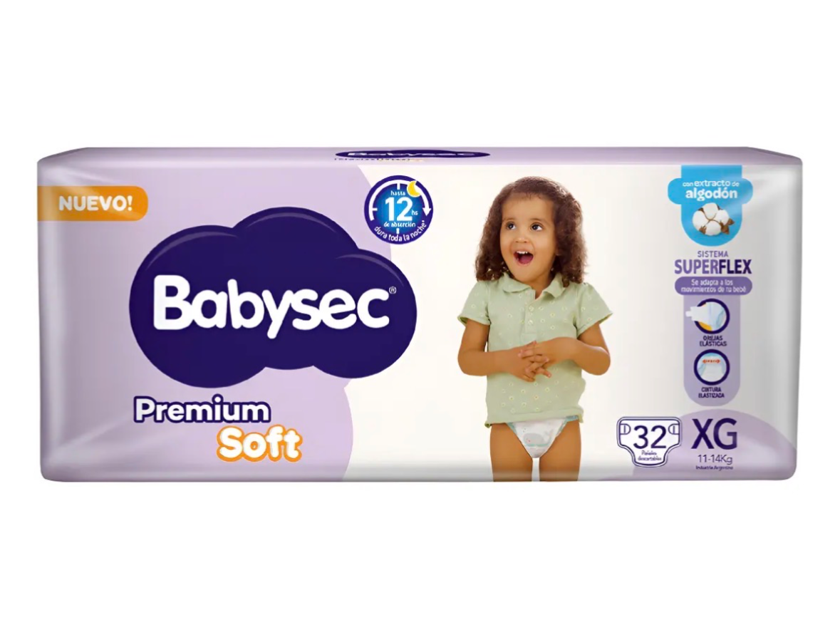 Babysec Premium Soft XG x32 unidades