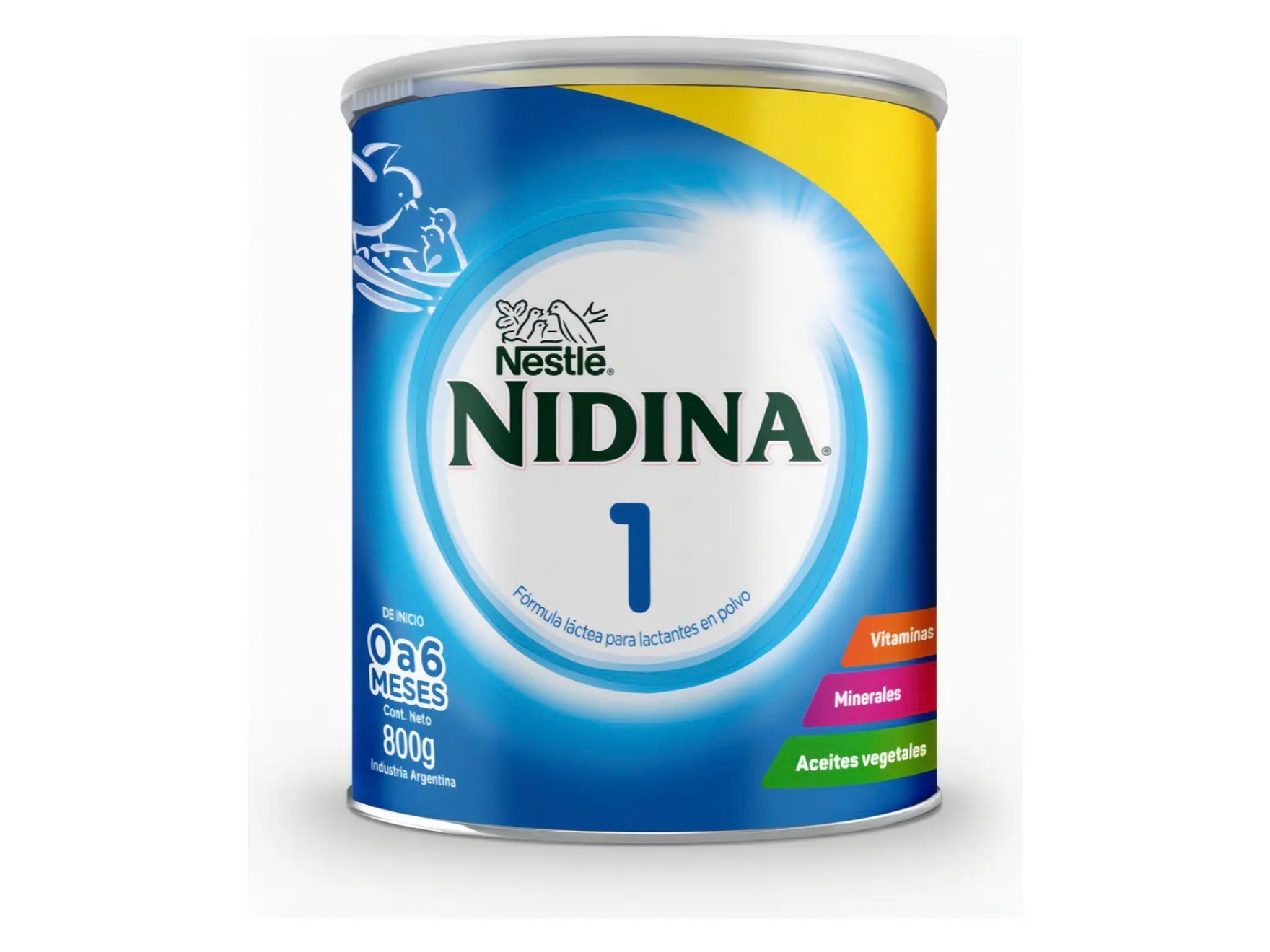 Nidina 1 tarro x800 grs de Rincón de pañales
