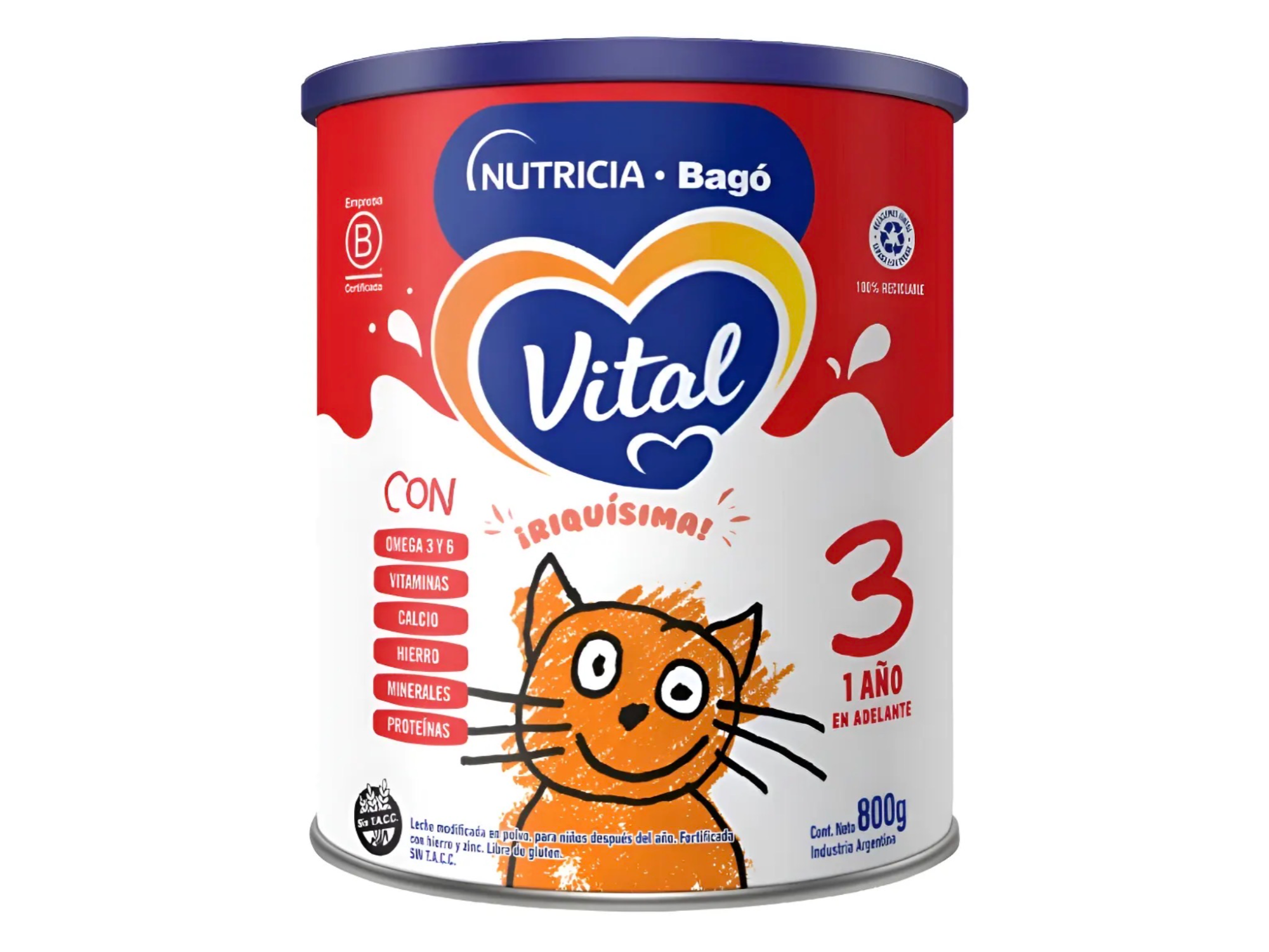 Vital 3 tarro x800 grs