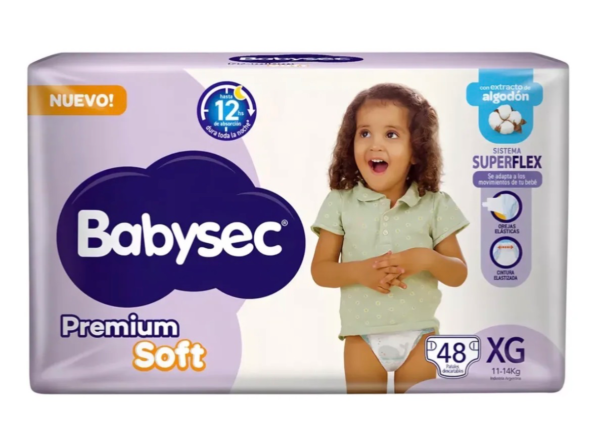 Babysec Premium Soft XG x48 unidades