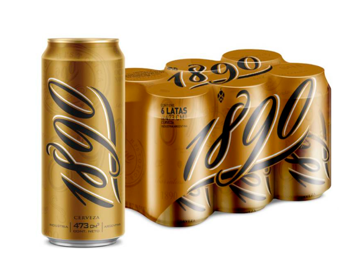 CERVEZA 1890 X 6 LATAS