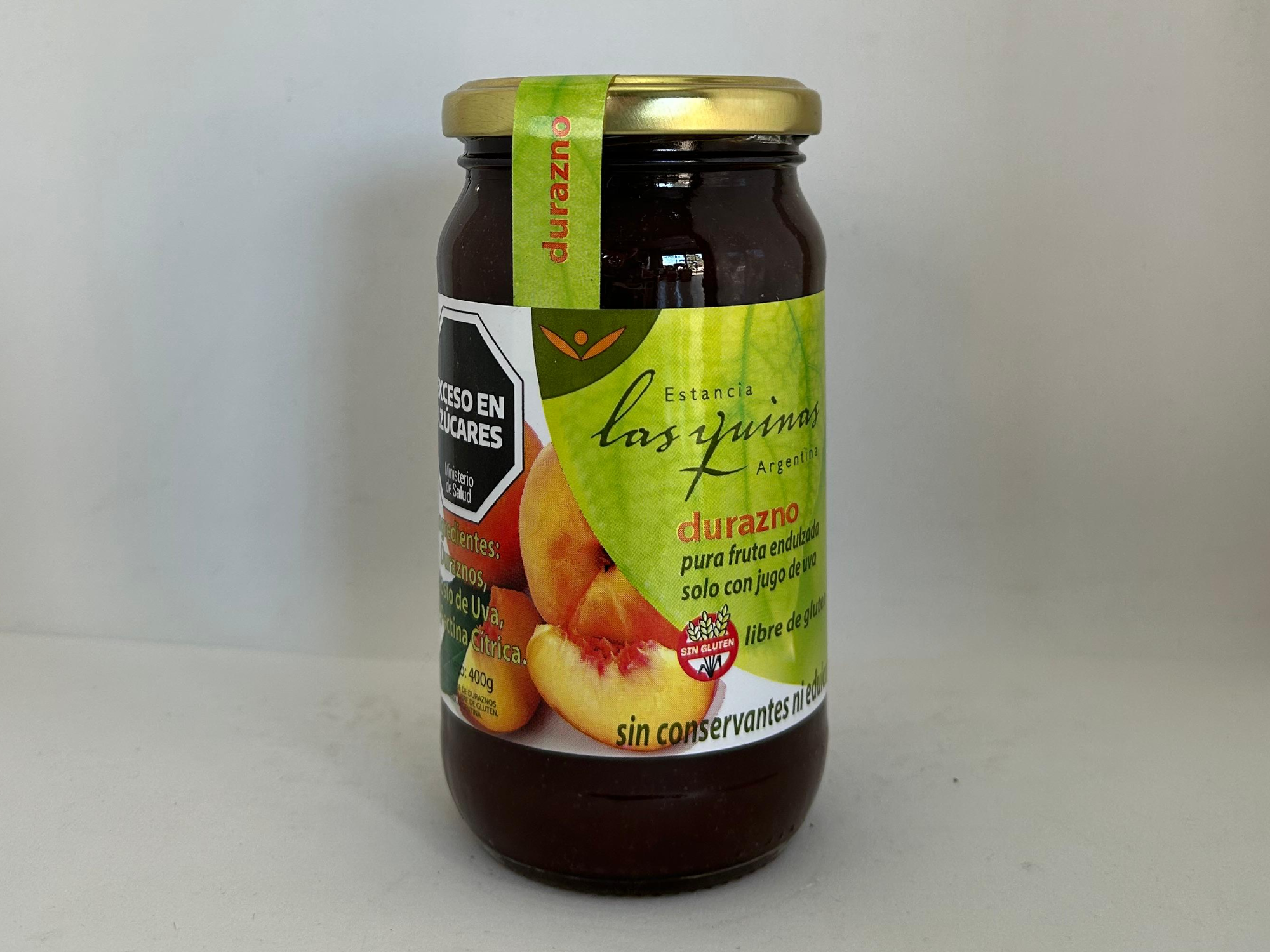 Mermelada durazno Las Quinas
