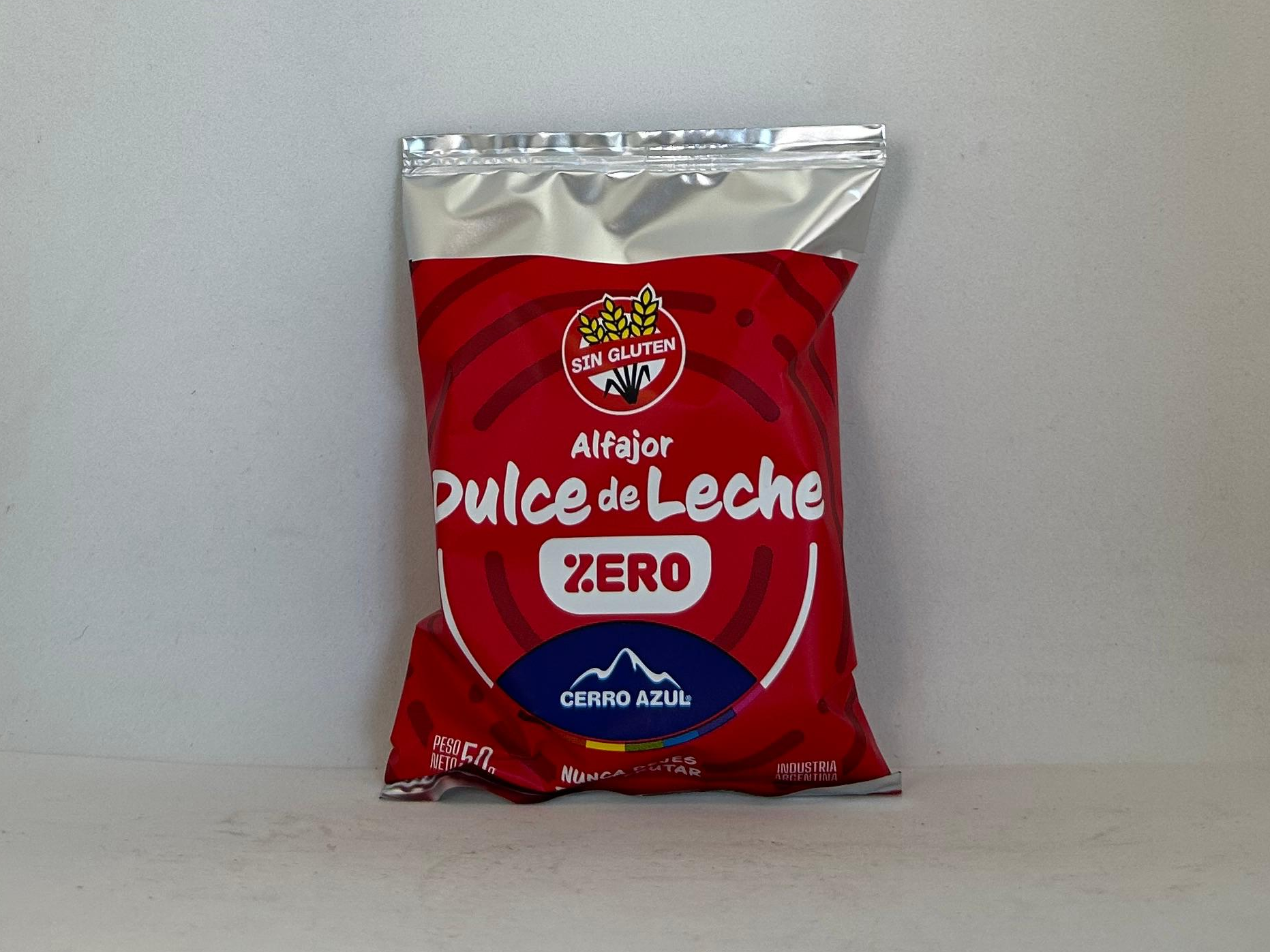 Alfajor dulce de leche Cerro Azul