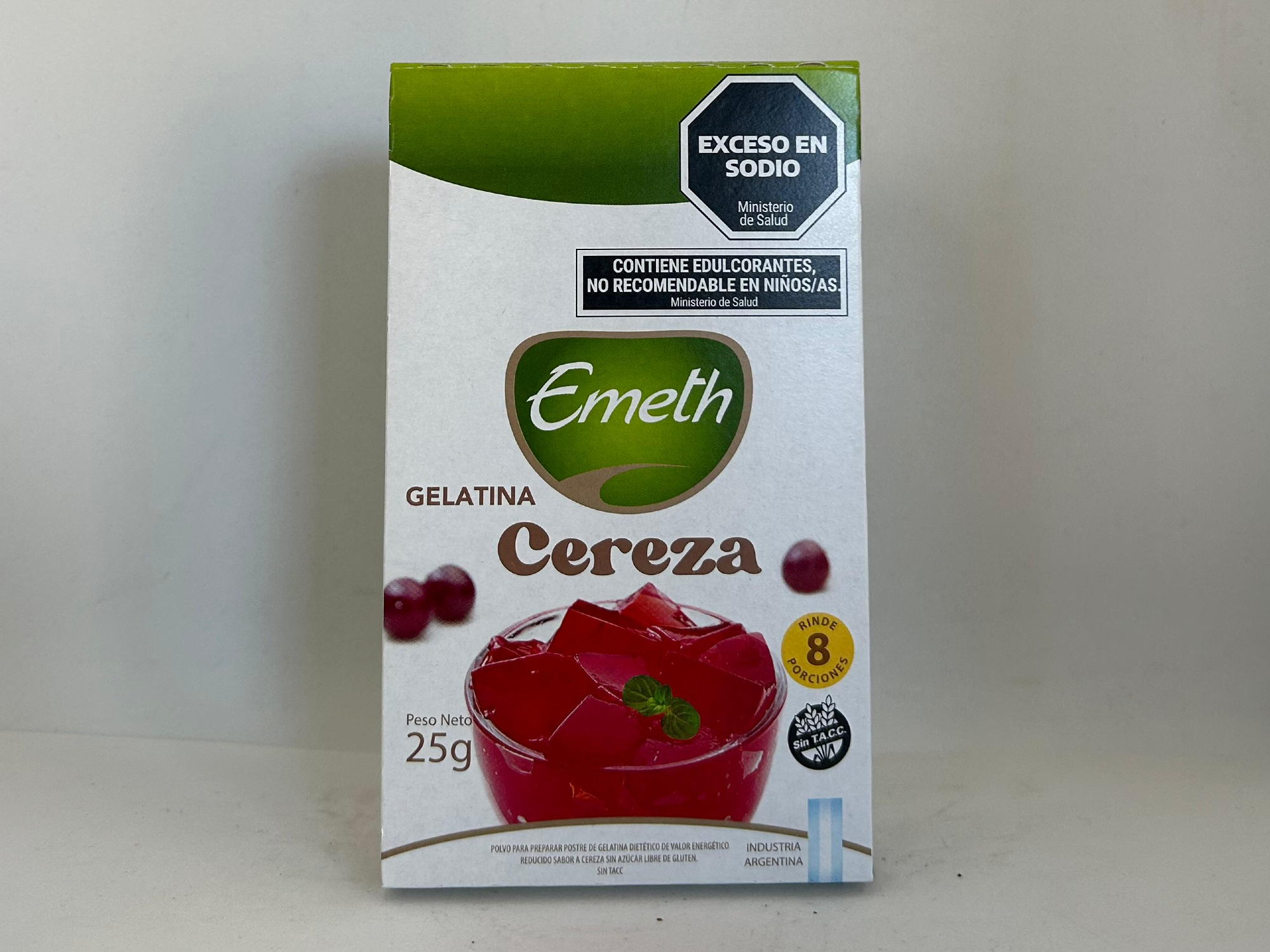 Gelatina cereza Emeth