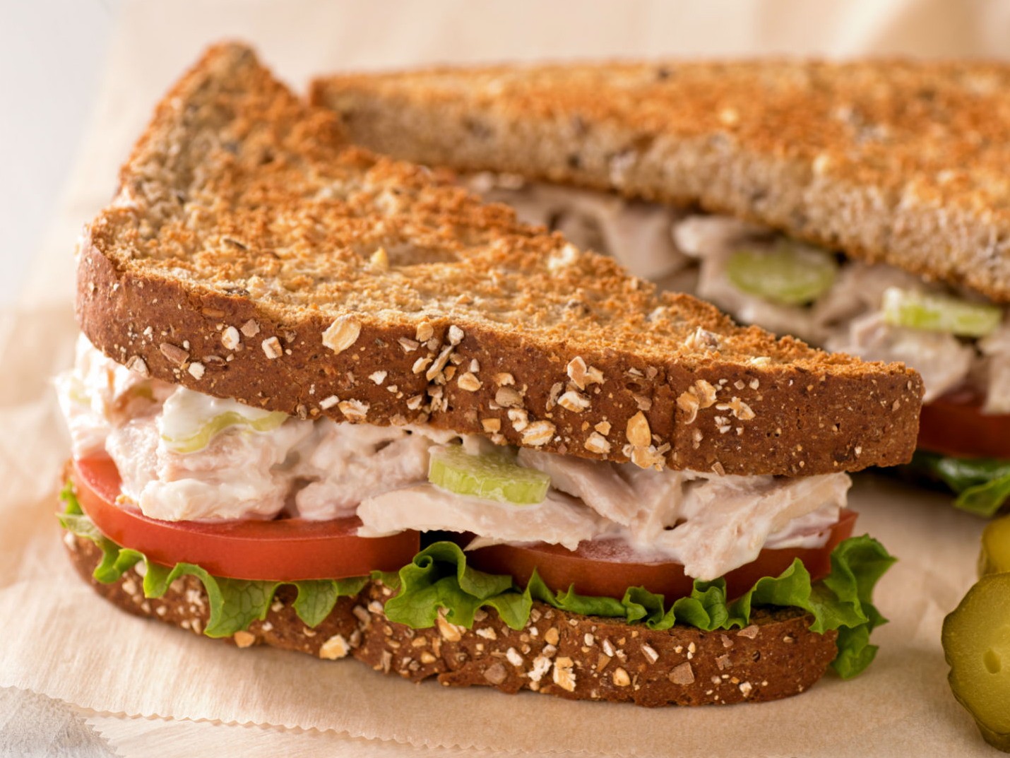 Sándwich de Atún con Vegetales y Queso Panela