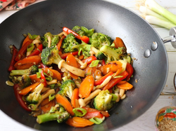 21. Wok de vegetales.
