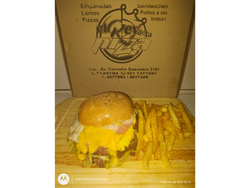 2 HAMBURGUESAS SUPER DEL REY CON PAPAS FRITAS