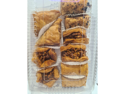 Dulce árabe chocolate nuez mani x Caja