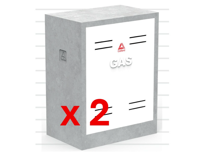 2 Casillas de hormigón premoldeada Gallará