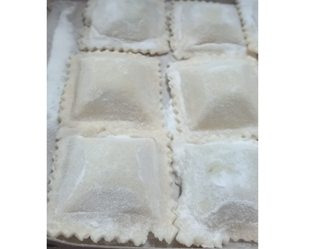 RAVIOLES DE JAMON Y QUESO X 500 GRS