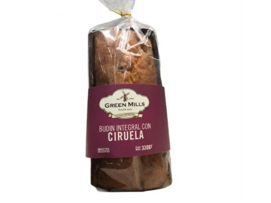 BUDIN INTEGRAL DE CIRUELA X 330 GRS