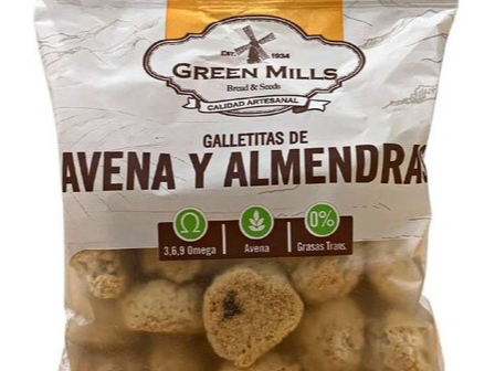 GALLETITAS DULCES DE AVENA Y ALMENDRAS X 250 GRS