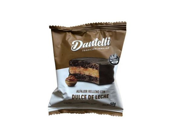 ALFAJOR RELLENO CON DULCE DE LECHE X 12 UNI