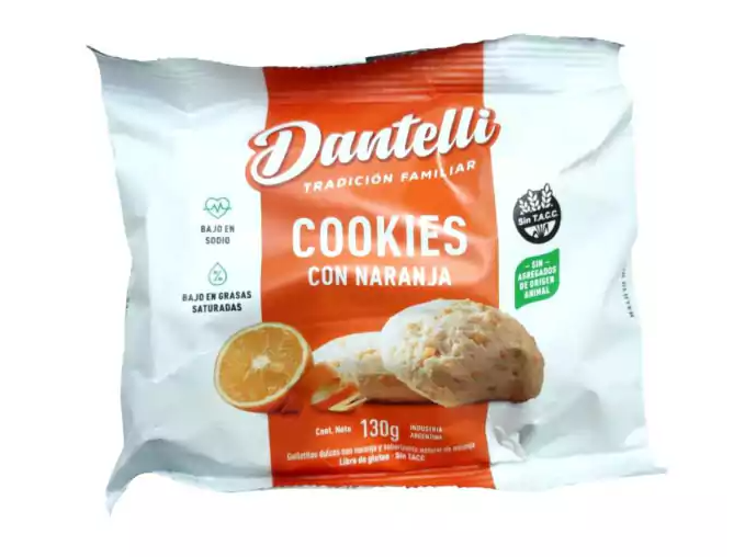 COOKIES DANTELLI DE NARANJA