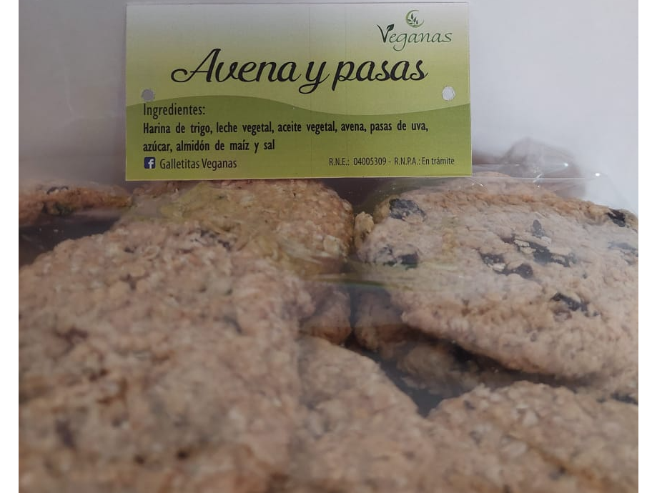 VEGANAS DE AVENA Y PASAS