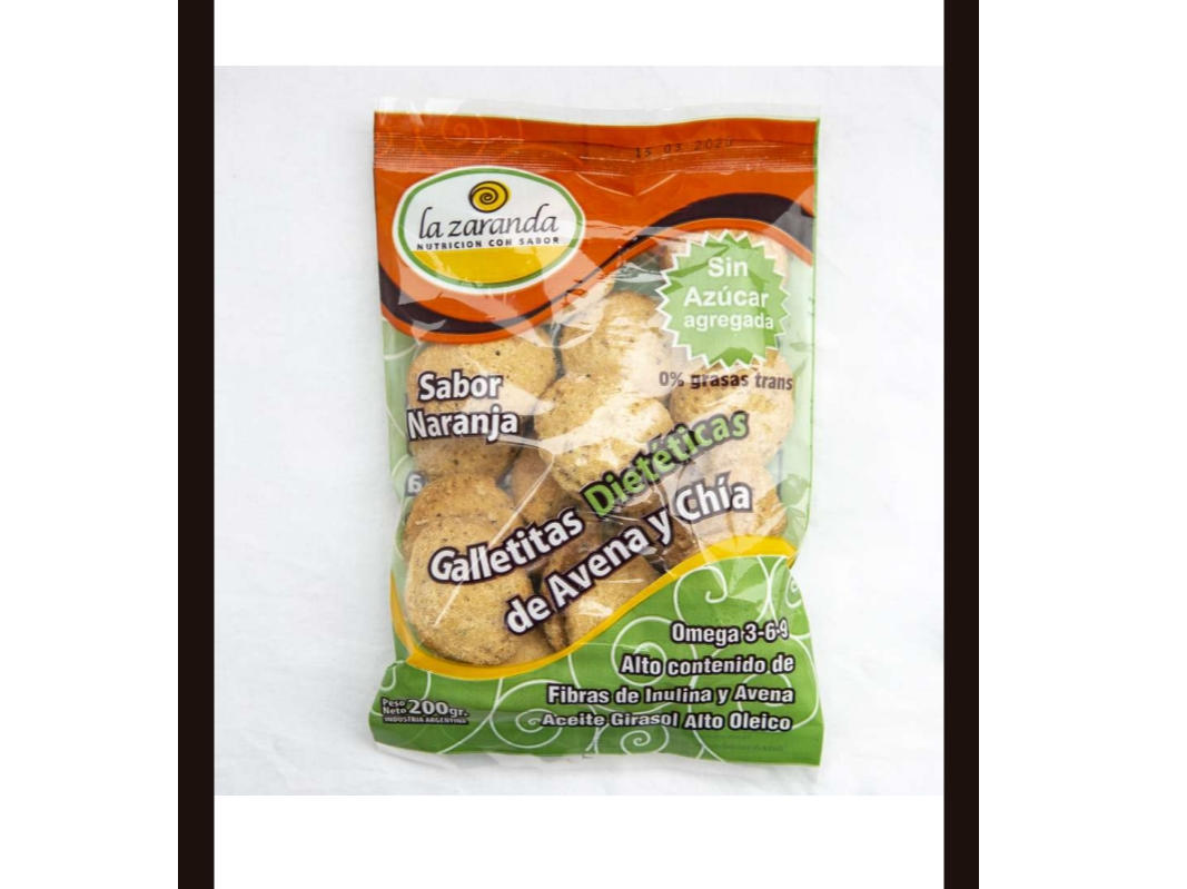 GALLETITAS SABOR NARANJA SIN AZUCAR