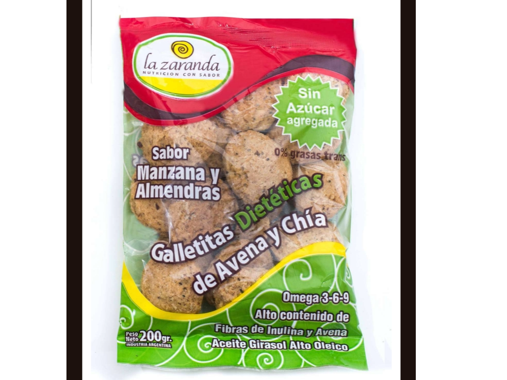 GALLETITAS SABOR MANZAN Y ALMENDRAS SIN AZUCAR