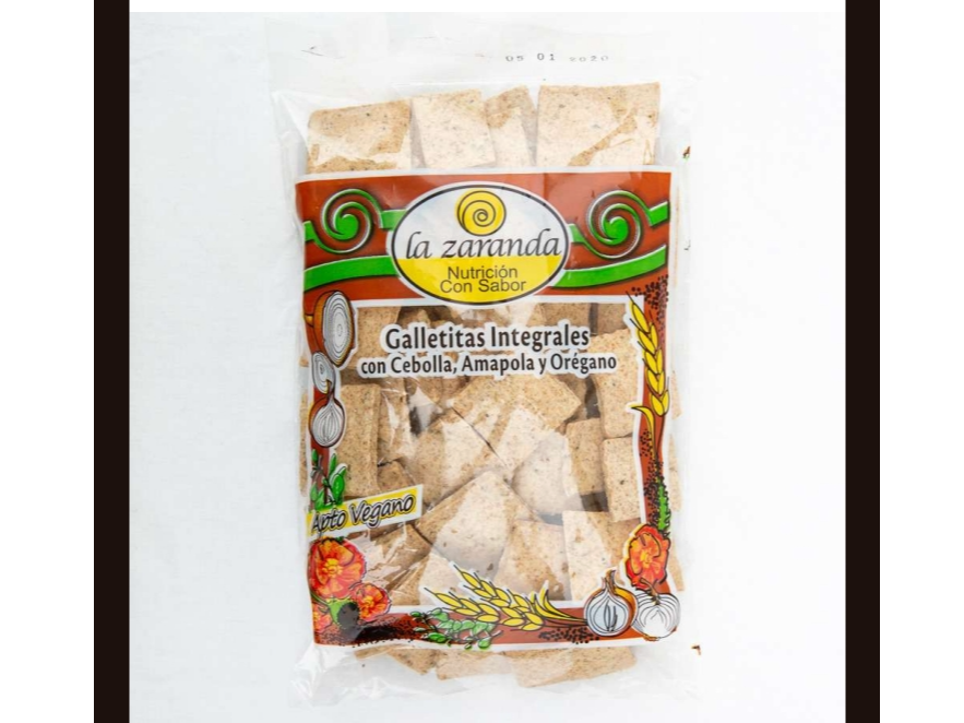 GALLETITAS C/SAL DE CEBOLLA AMAPOLA Y OREGANO