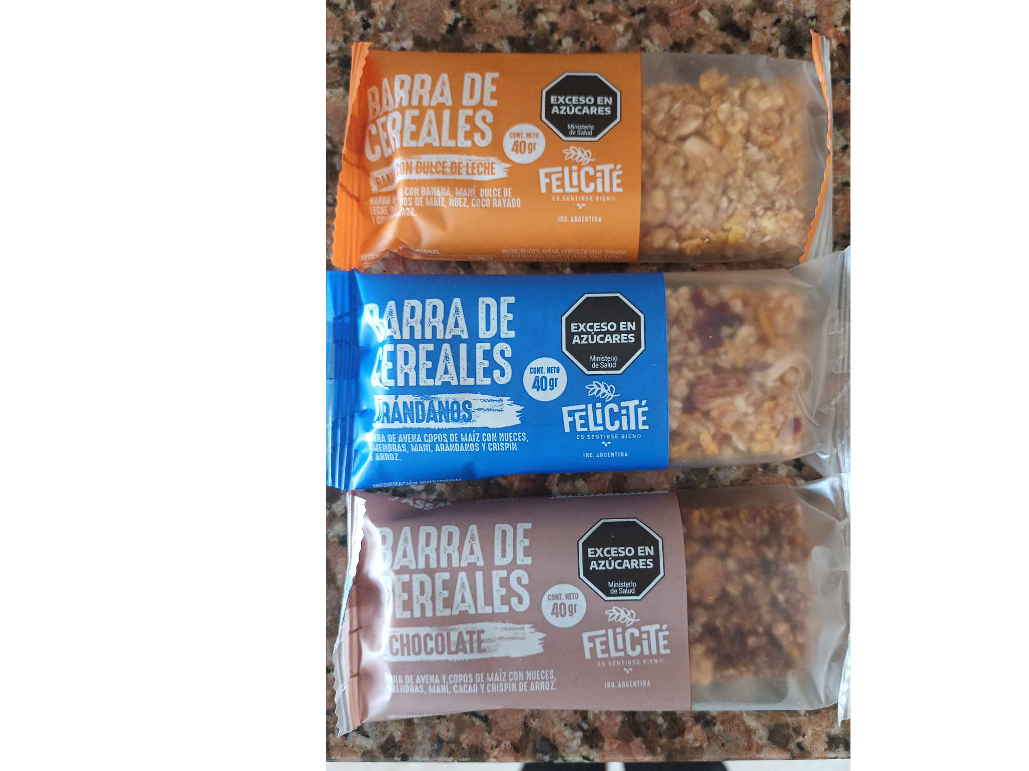 Barra de Cereal CON CHOCOLATE X 12 unid